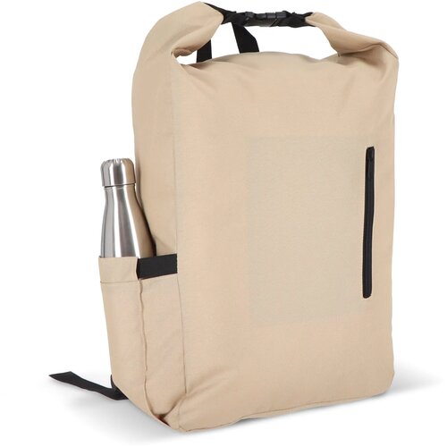 R-PET 600D Rolltop gesp rugzak 20L ecru