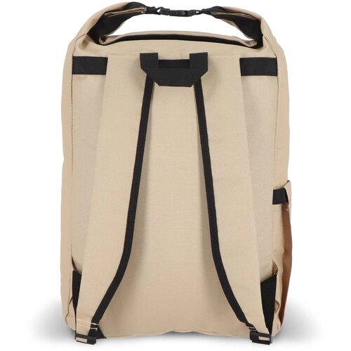 R-PET 600D Rolltop gesp rugzak 20L ecru