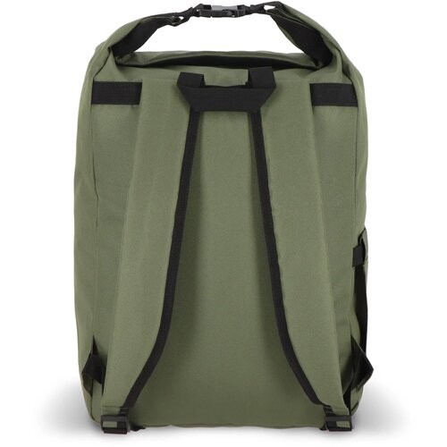 R-PET 600D Rolltop gesp rugzak 20L olijfgroen