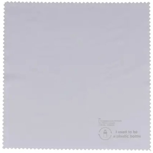 R-PET microvezel reinigingsdoek 15 x 15cm sublimatie wit