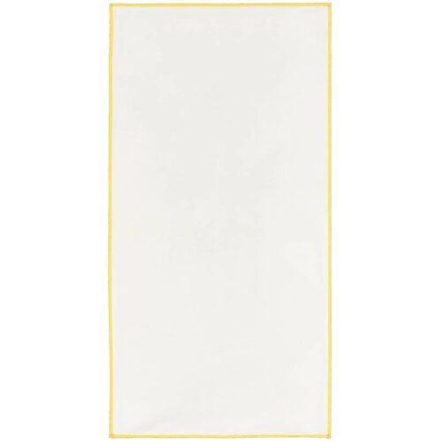 R-PET sneldrogende sport handdoek 40x80cm met etui (200g/m²) sublimatie geel