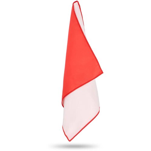 R-PET sneldrogende sport handdoek 40x80cm met etui (200g/m²) sublimatie rood
