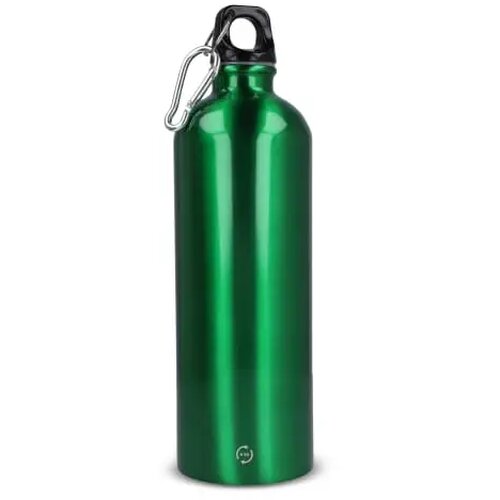 R-SS enkelwandige fles met karabijnhaak 750ml lichtgroen