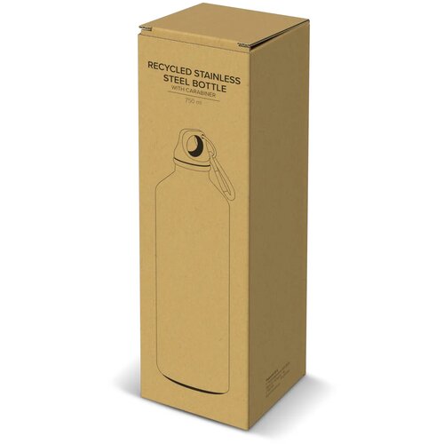 R-SS enkelwandige fles met karabijnhaak 750ml rood