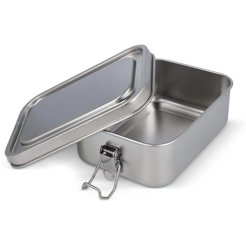 Roestvrij stalen lunchbox zilver