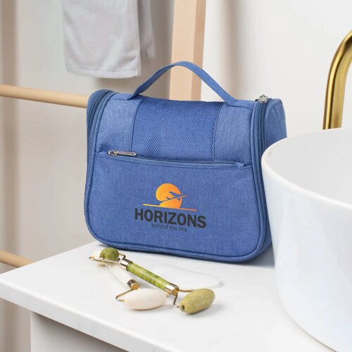 rPET 300D Kora toilettas voor op reis blauw