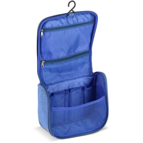 rPET 300D Kora toilettas voor op reis blauw