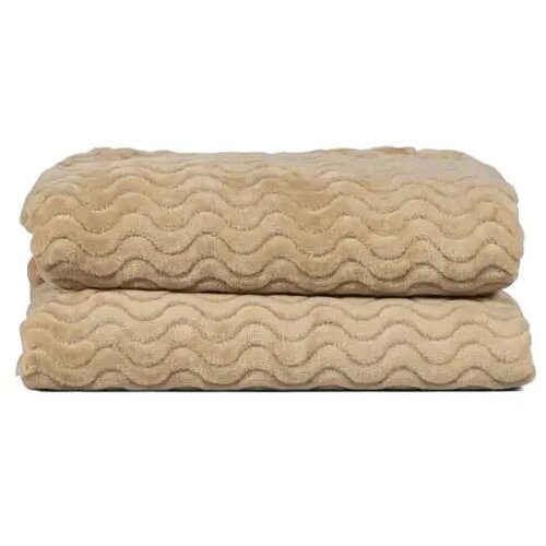 Sagaform Agnes fleece deken 130x170 cm beige