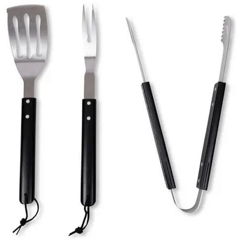 Sagaform Fredde BBQ set 3-delig zwart / zilver
