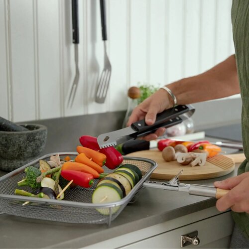 Sagaform Fredde BBQ set 3-delig zwart / zilver
