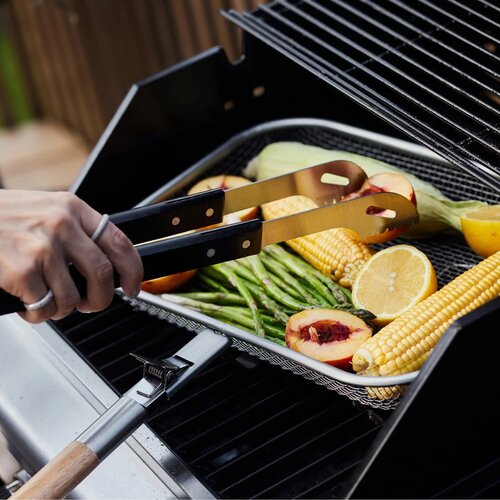 Sagaform Fredde BBQ set 3-delig zwart / zilver