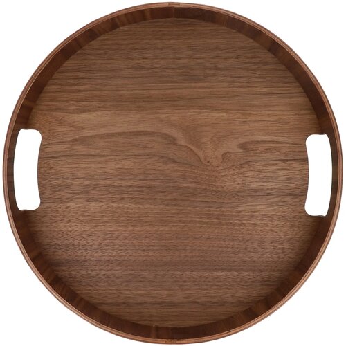Sagaform Hanna Rond Dienblad 35cm bruin