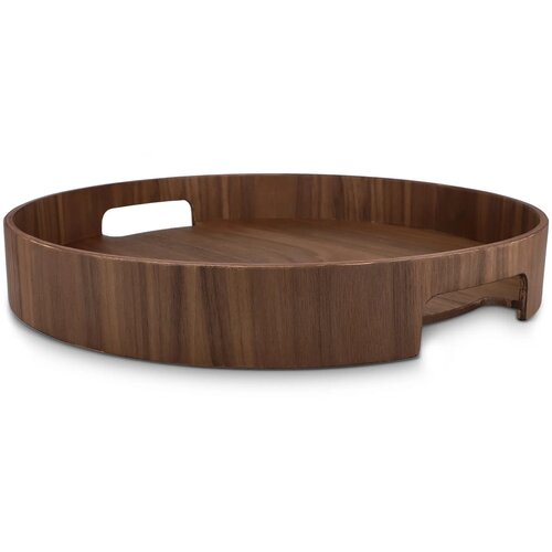 Sagaform Hanna Rond Dienblad 35cm bruin