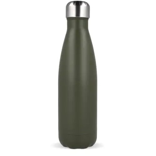 Sagaform Nils stalen fles gepoedercoat 500 ml dried green