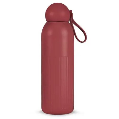 Sagaform Tekla gerecycled stalen fles Rood