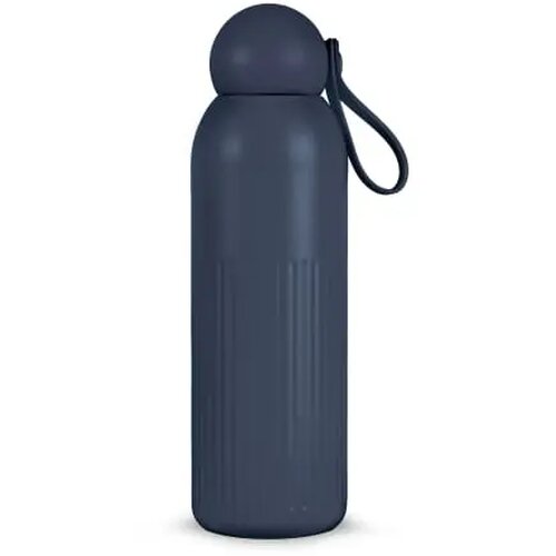 Sagaform Tekla gerecycled stalen fles Blauw