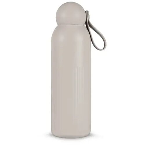 Sagaform Tekla gerecycled stalen fles Beige