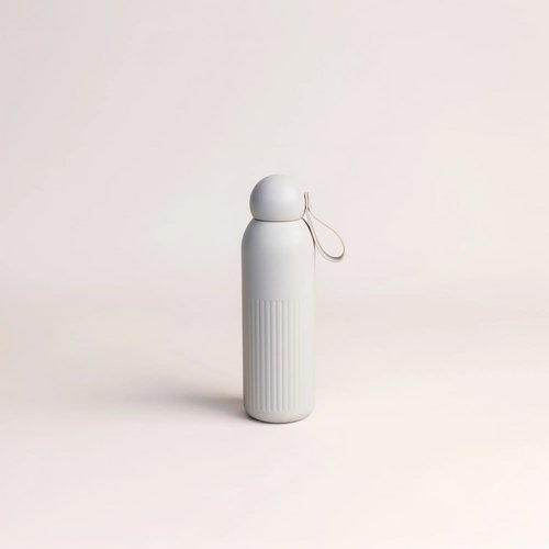 Sagaform Tekla gerecycled stalen fles Beige