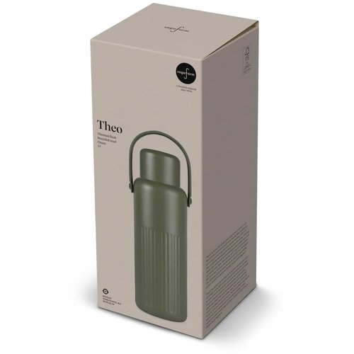 Sagaform Theo gerecycled thermosfles Lichtgroen 1000 ml