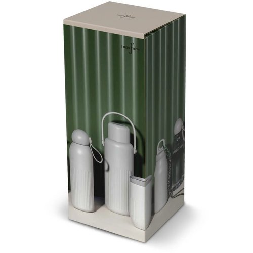 Sagaform Theo gerecycled thermosfles Beige 1000 ml