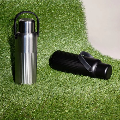 Sagaform Theo gerecycled thermosfles Zwart 1000 ml