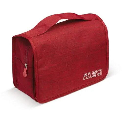 Toilettas travel rood