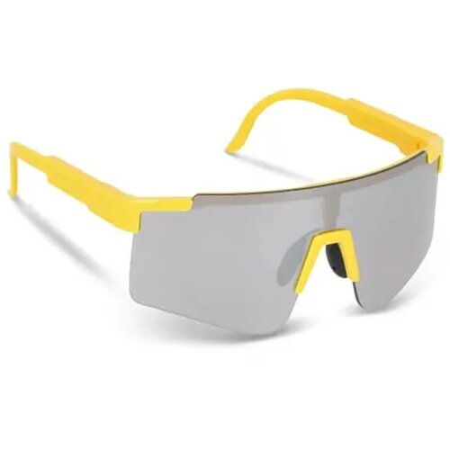 Tom R-PC sportzonnebril met spiegelende glazen UV400 fluor assorti / geel