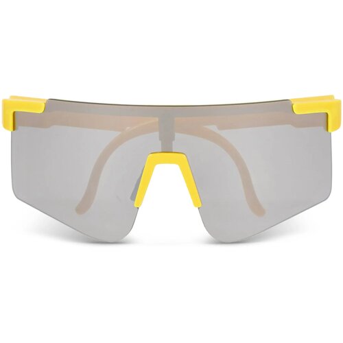 Tom R-PC sportzonnebril met spiegelende glazen UV400 fluor assorti / geel
