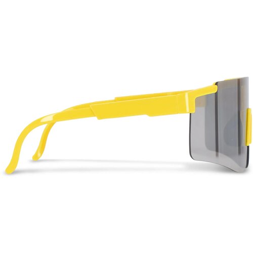 Tom R-PC sportzonnebril met spiegelende glazen UV400 fluor assorti / geel