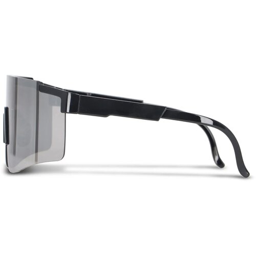 Tom R-PC sportzonnebril met spiegelende glazen UV400 zwart