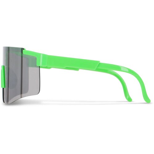 Tom R-PC sportzonnebril met spiegelende glazen UV400 fluor assorti / groen