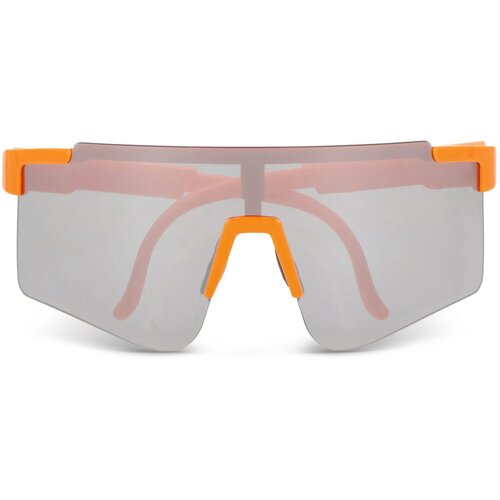 Tom R-PC sportzonnebril met spiegelende glazen UV400 fluor assorti / oranje