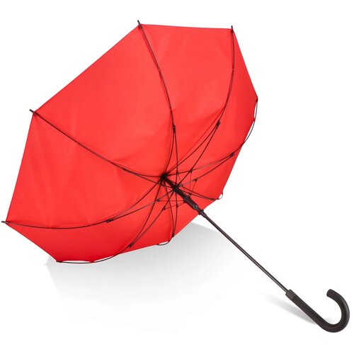 Verdure 190T Pongee 23" Winddichte haakparaplu Rood