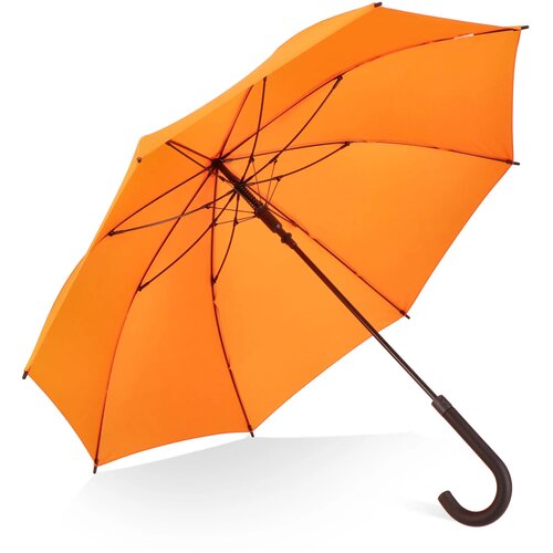Verdure 190T Pongee 23" Winddichte haakparaplu Oranje