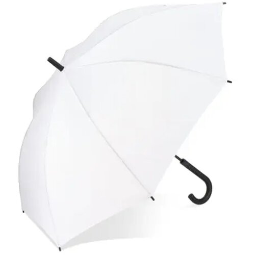 Verdure 190T Pongee 23" Winddichte haakparaplu Wit