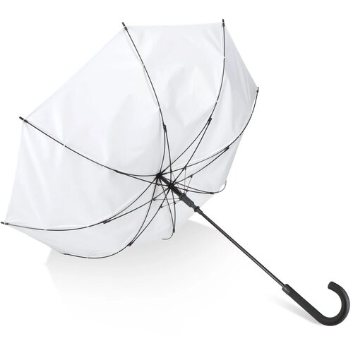 Verdure 190T Pongee 23" Winddichte haakparaplu Wit