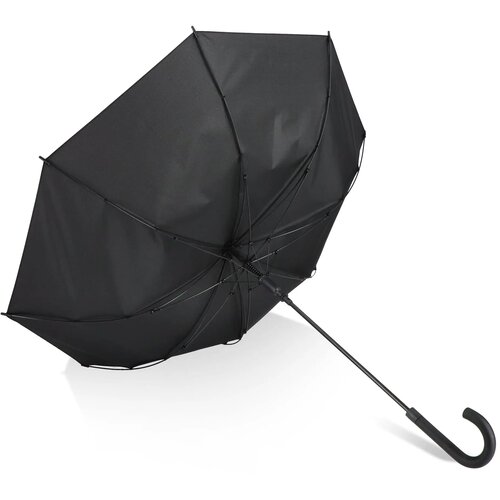 Verdure 190T Pongee 23" Winddichte haakparaplu Zwart
