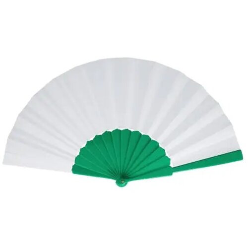 Waaier plastic &amp; polyester groen