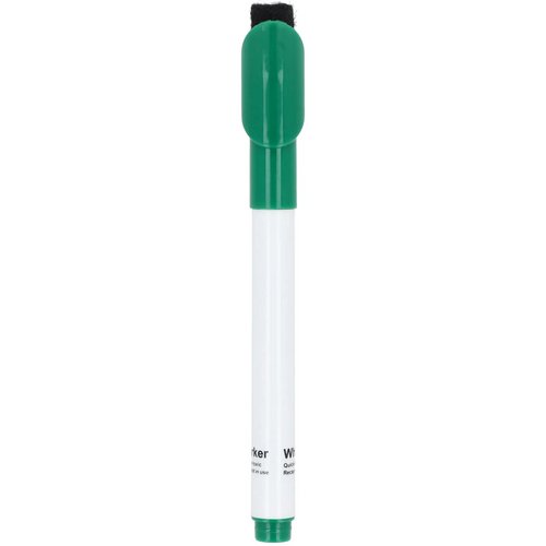 Whiteboardmarker met magneet en wisser groen