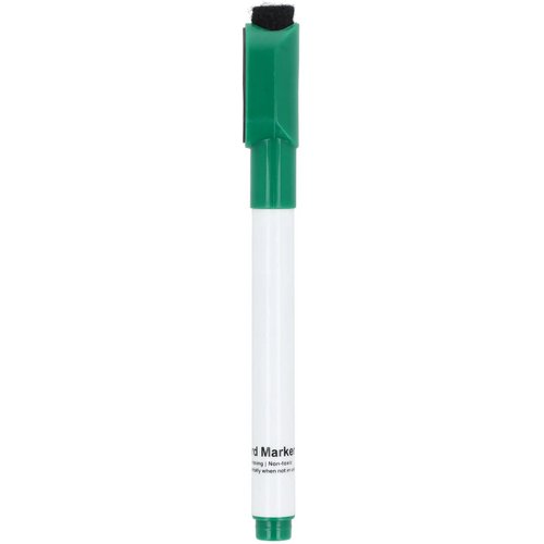 Whiteboardmarker met magneet en wisser groen