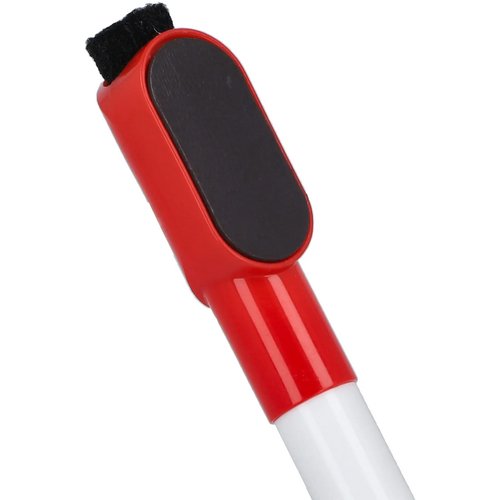 Whiteboardmarker met magneet en wisser rood