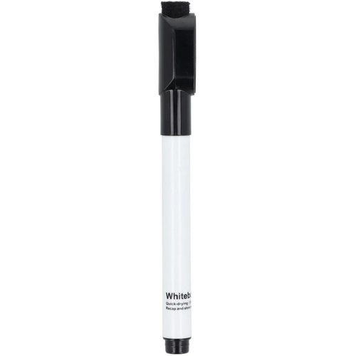 Whiteboardmarker met magneet en wisser zwart
