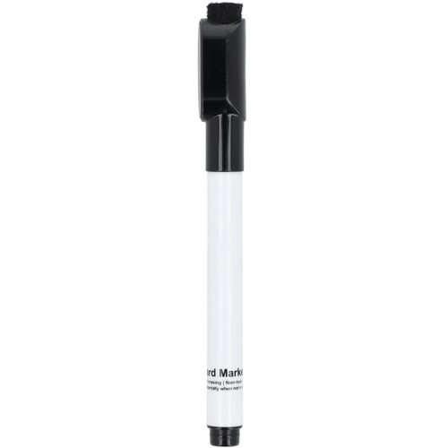 Whiteboardmarker met magneet en wisser zwart