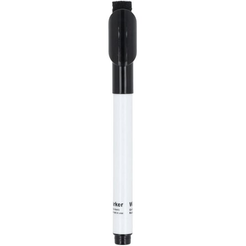 Whiteboardmarker met magneet en wisser zwart