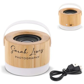 Wireless speaker bamboo 3W hout