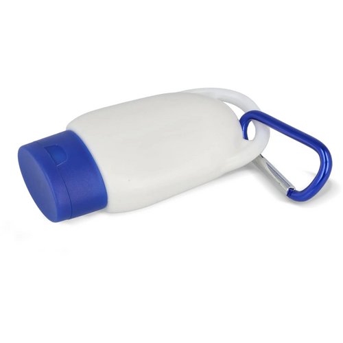Zonnebrandlotion met Karabijnhaak SPF30 Gerecycled Materiaal blauw