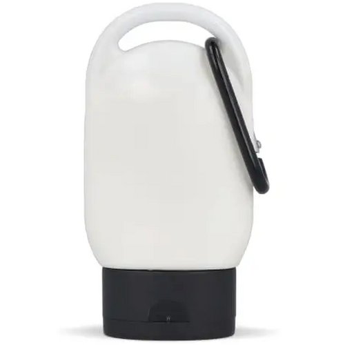 Zonnebrandlotion met Karabijnhaak SPF30 Gerecycled Materiaal zwart