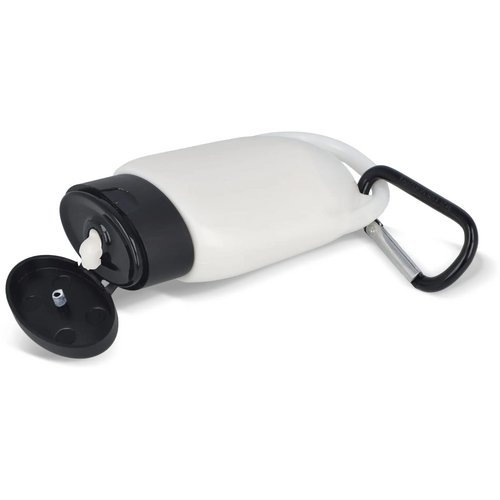 Zonnebrandlotion met Karabijnhaak SPF30 Gerecycled Materiaal zwart