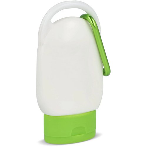 Zonnebrandlotion met Karabijnhaak SPF30 Gerecycled Materiaal lichtgroen