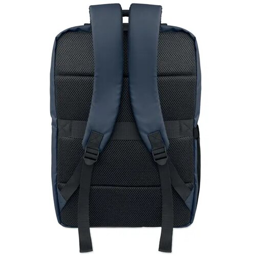 15" pu rpet laptop rugzak Metro blauw